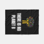 惑星Bの環境保護がない_2 フリースブランケット (正面(横))