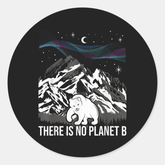 惑星Bの環境保護地球はない ラウンドシール (正面)