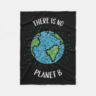 惑星Bの環境気候地球Cはない フリースブランケット