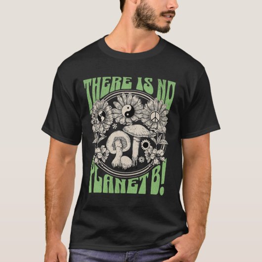 惑星B地球の日がない5 Tシャツ (正面)