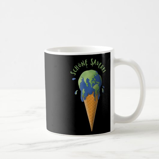惑星B環境保護地球Mens Wo コーヒーマグカップ (右)
