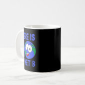 惑星B I環境自然がない コーヒーマグカップ (正面左)
