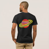 惑星CMYKのTシャツ Tシャツ (裏面フル)