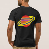惑星CMYKのTシャツ Tシャツ (裏面)