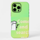 惑星Earthから靴下を👽📱 iPhoneケース (裏面)