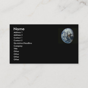 惑星Earthプロファイルカード 名刺