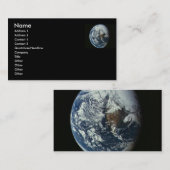 惑星Earthプロファイルカード 名刺 (正面/裏面)