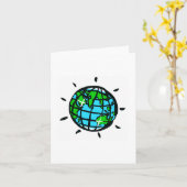 惑星EARTH – 保全 – 生態系 – 自然- カード (黄色い花)