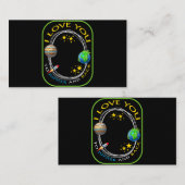 惑星I愛する木星とバックギークアストロノ 名刺 (正面/裏面)