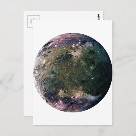 惑星JUPITERの月ガニメデ太陽の(システム)~ ポストカード (正面/裏面)