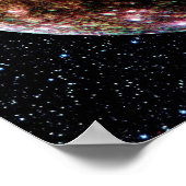 惑星JUPITERの月： CALLISTO （星背景） ポスター (角)