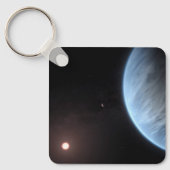 惑星K2-18b、ホスト星と付随する惑星。 キーホルダー (正面)