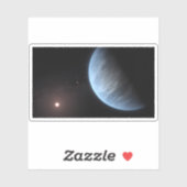 惑星K2-18b、ホスト星と付随する惑星。 シール (シート)