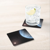 惑星K2-18b、ホスト星と付随する惑星。 スクエアペーパーコースター (インサイチュ)