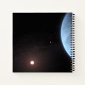 惑星K2-18b、ホスト星と付随する惑星。 ノートブック (裏面)