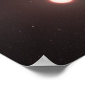 惑星K2-18b、ホスト星と付随する惑星。 ポスター (角)