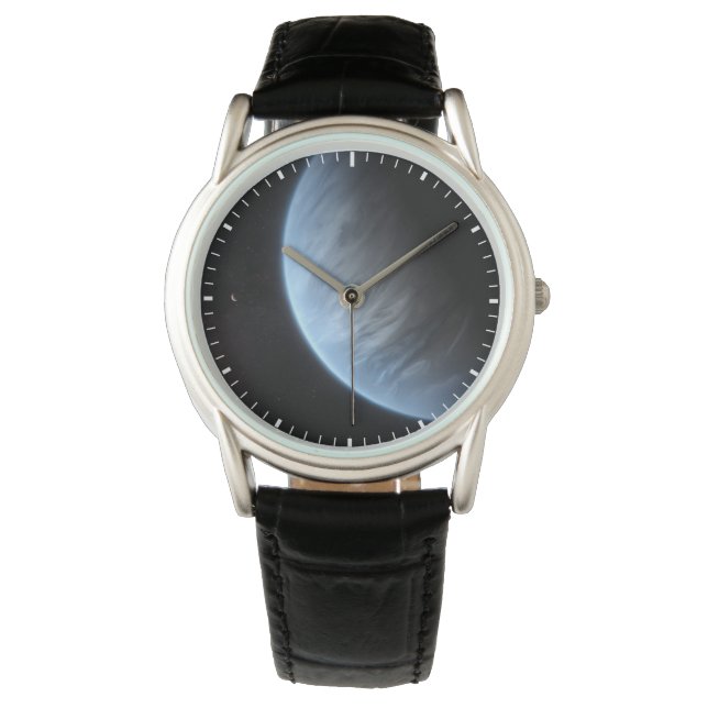 惑星K2-18b、ホスト星と付随する惑星。 腕時計 (正面)