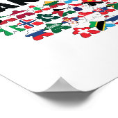 惑星Melpleブラック文字ポスター ポスター (角)