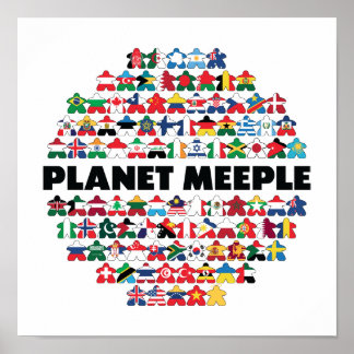 惑星Melpleブラック文字ポスター ポスター