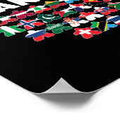 惑星Melpleホワイト文字ポスター ポスター (角)