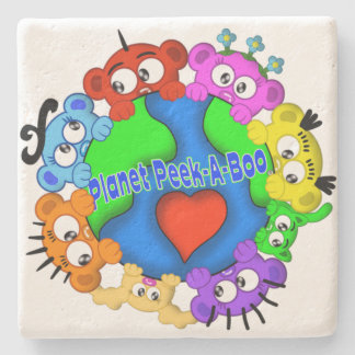 惑星Peek-A-Booコースターおもしろい ストーンコースター