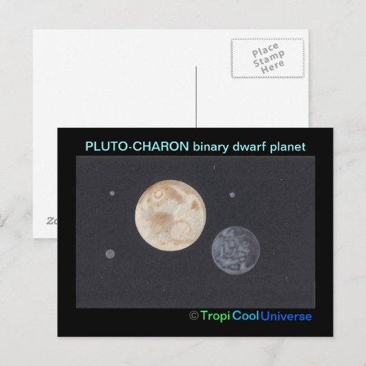 惑星PLUTOはがき ポストカード (正面/裏面)