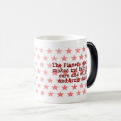 惑星PODZ™ - "逃亡"の変形させるマグ モーフィングマグカップ (正面右)