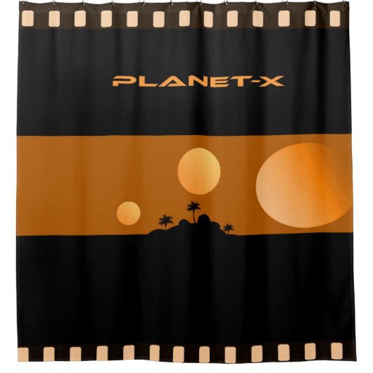 惑星X シャワーカーテン (正面)