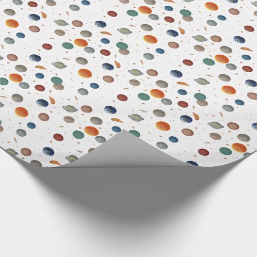 惑色彩の鮮やか星 ラッピングペーパー (角)
