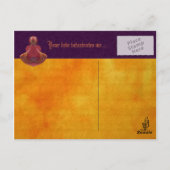 惚れ薬のボトルのフラクタルのエリクシル ポストカード (裏面)