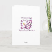 惜しみなく与えられた贈り物カードをありがとう サンキューカード (裏面)