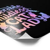 惨めな子供のいない猫の女 フォトプリント            (角)