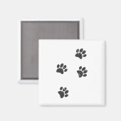 惨めな犬の足のトラック マグネット (正面/裏面)