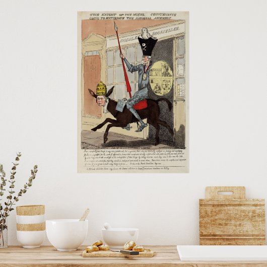 惨めな顔の騎士 ポスター (キッチン)