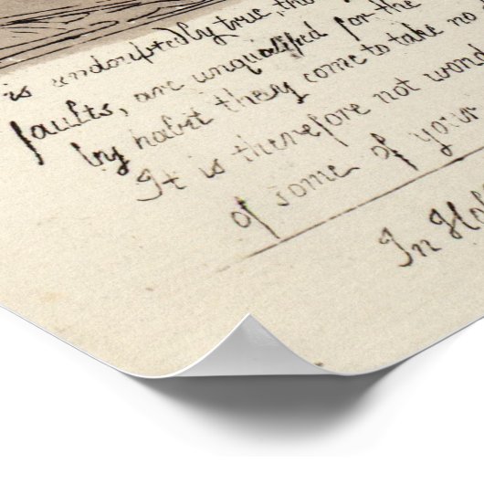 惨めな顔の騎士 ポスター (角)