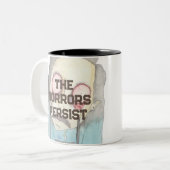 惨状が続く ツートーンマグカップ (正面左)