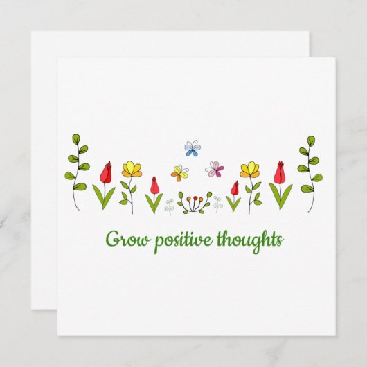 想いを前向き育てる (正面/裏面)