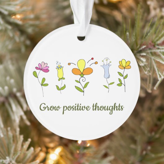 想いを前向き育てる オーナメント (ツリー)