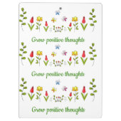 想いを前向き育てる クリップボード (裏面)