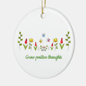 想いを前向き育てる セラミックオーナメント (左)