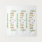 想いを前向き育てる タペストリー (正面(横))