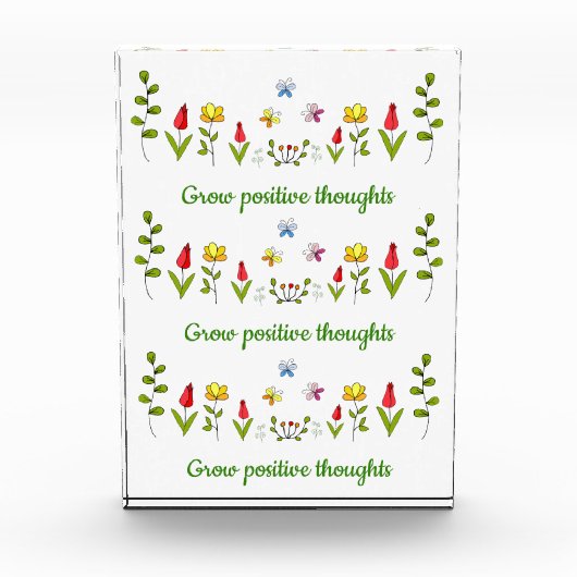 想いを前向き育てる フォトブロック (正面)