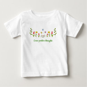 想いを前向き育てる ベビーTシャツ