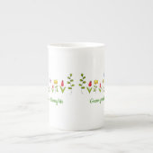 想いを前向き育てる ボーンチャイナマグカップ (正面)