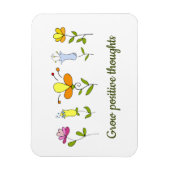 想いを前向き育てる マグネット (縦)