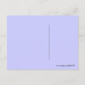 想いを重ねたダブルパープルハートスパイラルアート ポストカード (裏面)