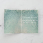 想い出のカラー リリー 水彩 オーダーメイド カード (内部)