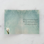 想い出のカラー リリー 水彩 カスタム カード (内部)