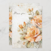 想い出のカード 招待状 (正面/裏面)