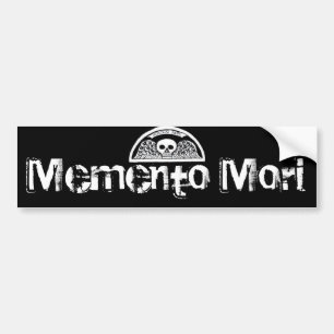 想い出の品のMoriによって飛ぶ死のスカルのバンパーステッカー バンパーステッカー